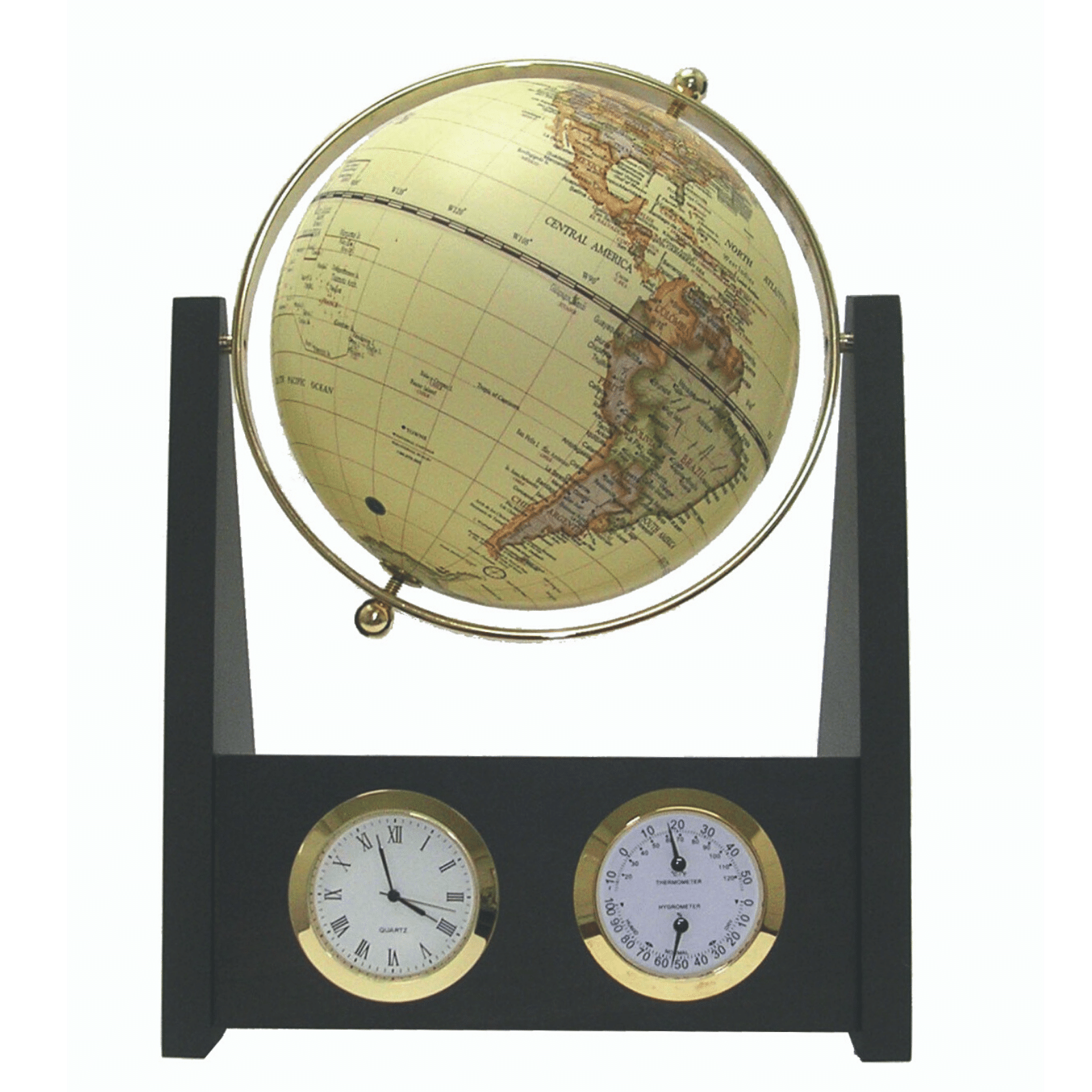 Mappemonde globe Ø40 cm : globe moderne socle métal