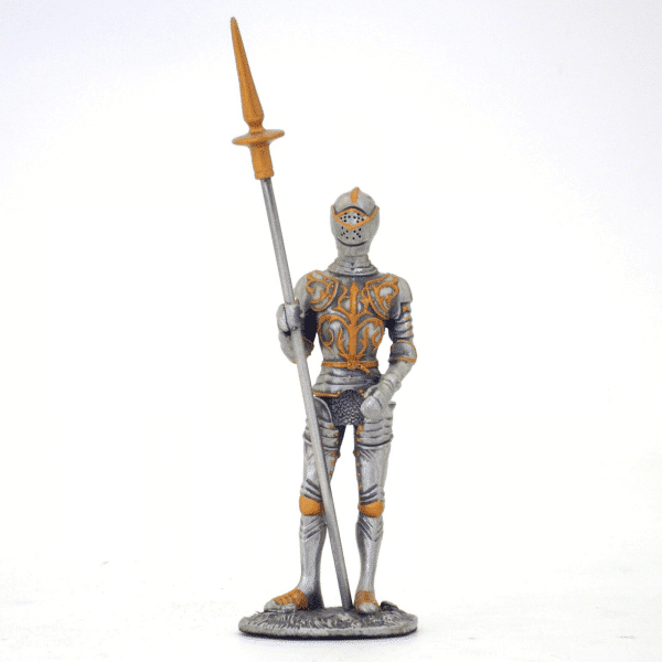 Figurine - Cavalier en armure avec son javelot