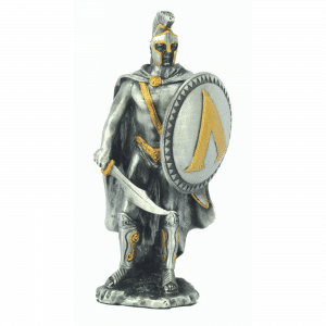 Figurine - Soldat spartiate et son bouclier rond