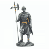 Figurine - Combattant des Croisades avec sa hallebarde