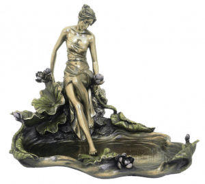 Figurine - Créature divine mythologique romaine - Jardin au bord de l'eau