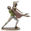 Sculpture miniature - Danseur de ballet faisant un porté