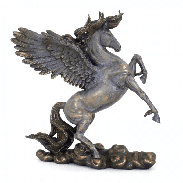 Sculpture miniature - Pégase cheval avec des ailes de la mythologie grecque