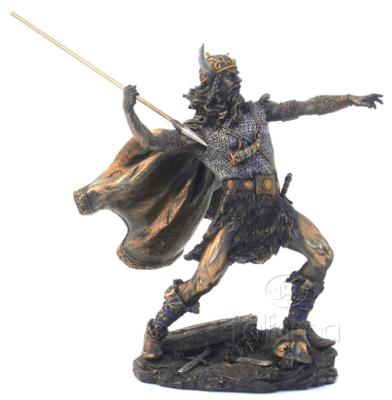 Figurine - Combattant viking équipé de sa lance
