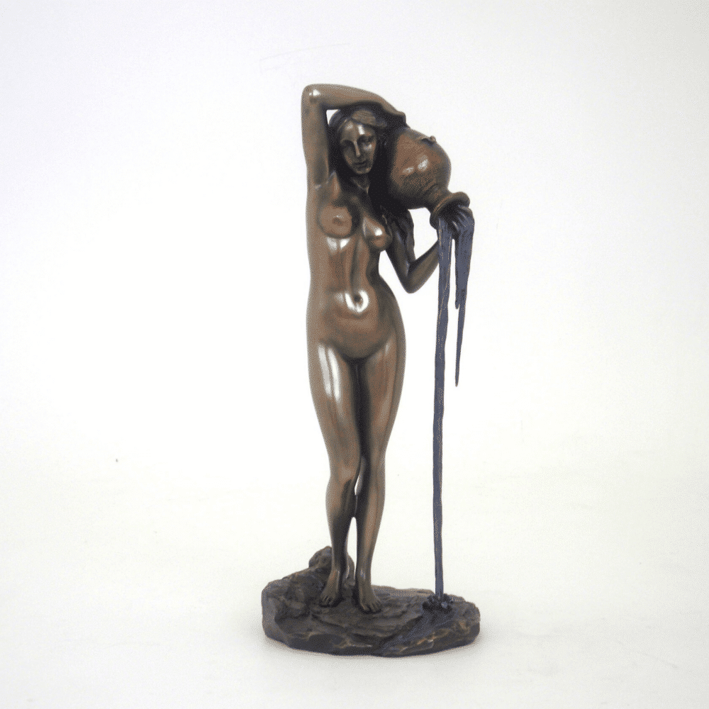 Sculpture miniature de l'oeuvre de l'artiste Ingres - La Source