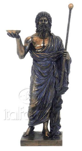 Sculpture miniature - Asclépios