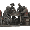 Sculpture miniature - Scène de poker entre amis