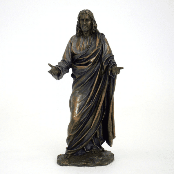 Figurine - Jésus Christ avec les paumes levées vers le ciel