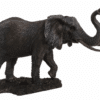 Figurine d'un éléphant barrissant