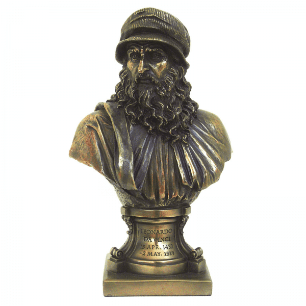 Figurine - Buste de Leonardo da Vinci