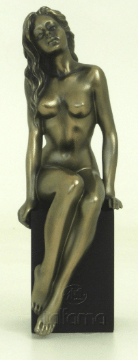 Figurine - Femme nue en pose artistique