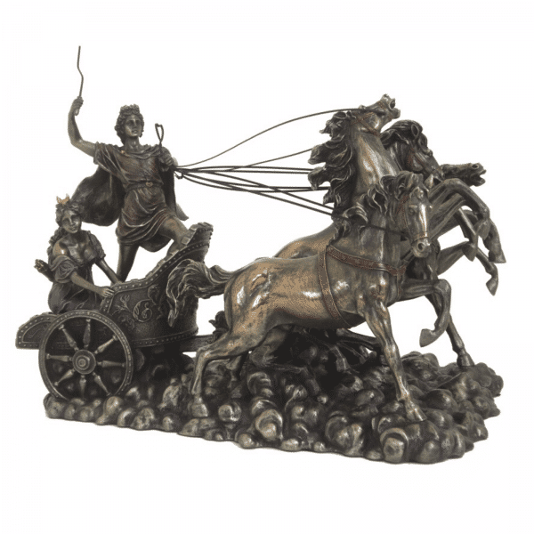Sculpture miniature de l'oeuvre du Quadriga d'Apollon du théâtre du Bolchoï