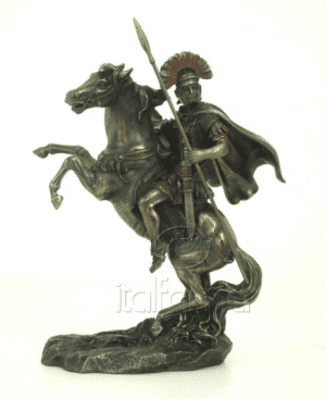 Figurine - Alexandre le Grand sur son cheval