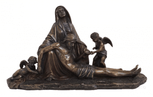 Figurine - Jésus dans les bras de sa mère