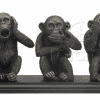 Figurines - Les trois singes qui "ne voient pas