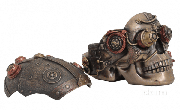 Figurine - Crâne ouvrable Steampunk