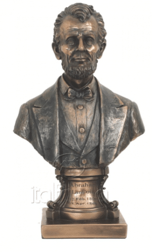Figurine - Buste du président américain Abraham Lincoln