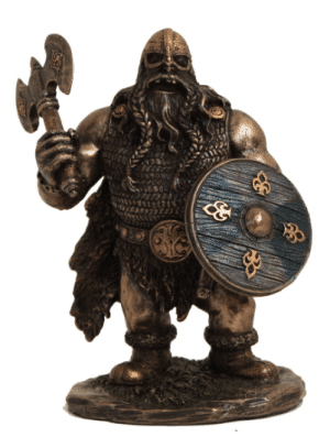 Figurine - Viking avec bouclier et hache