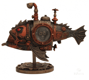 Figurine - Poisson des abysses au style Steampunk