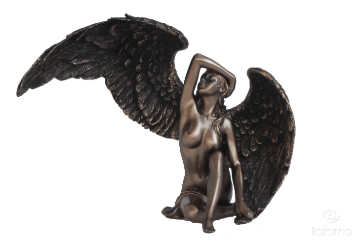 marque generique - Résine Statue Rachat Ange avec Ailes Sculpture