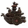 Figurine - Navire à vapeur façon Steampunk
