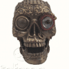 Figurine - Crâne de Steampunk avec bouche mobile