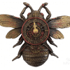 Plaque à accrocher au mur d'une abeille de style Steampunk