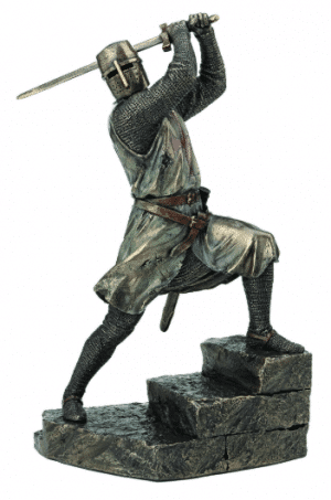 Figurine - Croisé armé de sa lourde épée