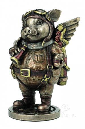 Figurine - Pilote d'avion Steampunk