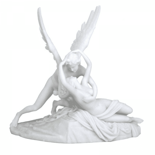 Figurine - Psyché embrassée par l'Amour selon Canova (version blanche)