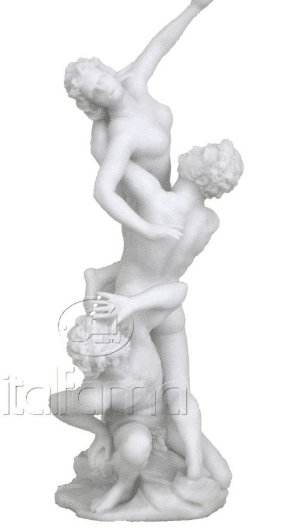 Sculpture miniature - L'enlèvement des Sabines par Giambologna (version blanche)