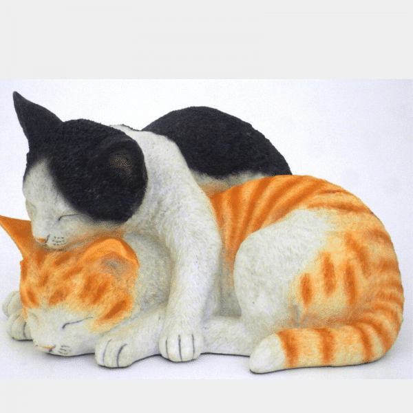 Figurine - Couple de chats