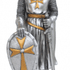 Figurine - Templier armé de son épée et équipé de son bouclier
