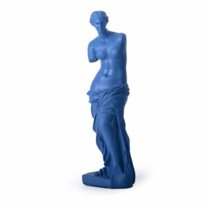 Statue Grecque Femme Bleue