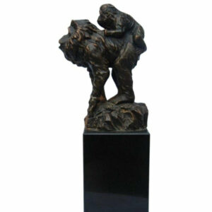 Statue Singe Bronze