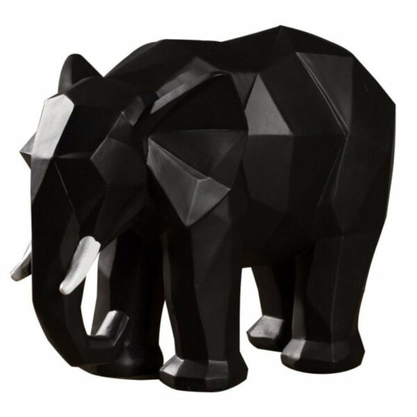 Statue Éléphant Moderne Origami