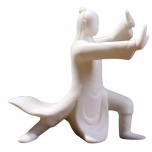 Statue Japonaise Porcelaine Guerrier