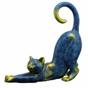 Statue Chat Bleu