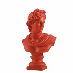 Statue Apollon Grecque Rouge