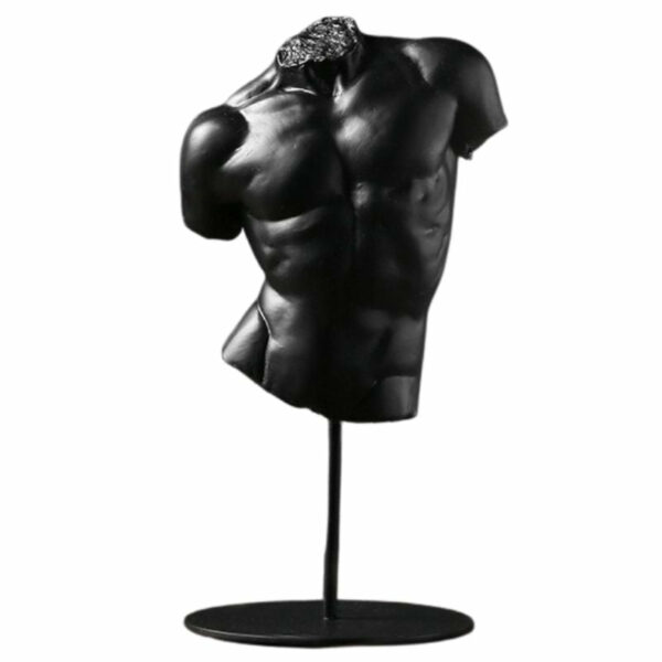 Statue Buste Homme Noir