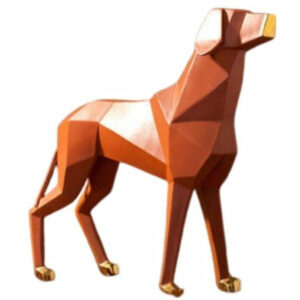 Statue Chien Origami