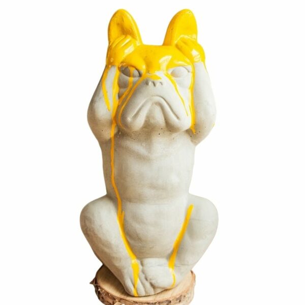 Bouledogue Statue Peinture