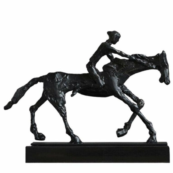 Statue Cheval En Métal