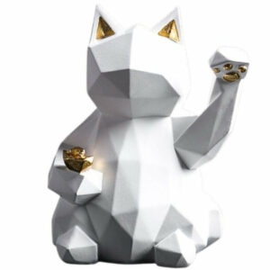 Statue Chat Origami Japon
