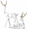 Statue Origami Cerf Blanc