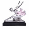 Statue Femme Danseuse Rose