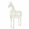 Statue Cheval Grandeur Nature Blanc