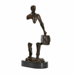 Statue En Bronze Homme Marron