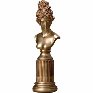 Statue Buste Grecque Or
