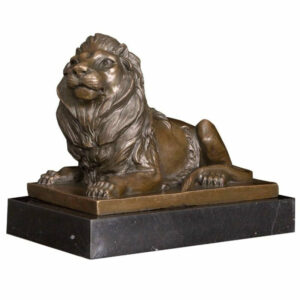 Statue Lion Extérieur Bronze